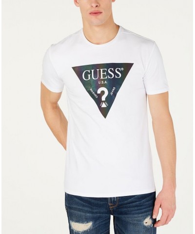 Men's Color Shades Logo T-Shirt White $20.58 T-Shirts