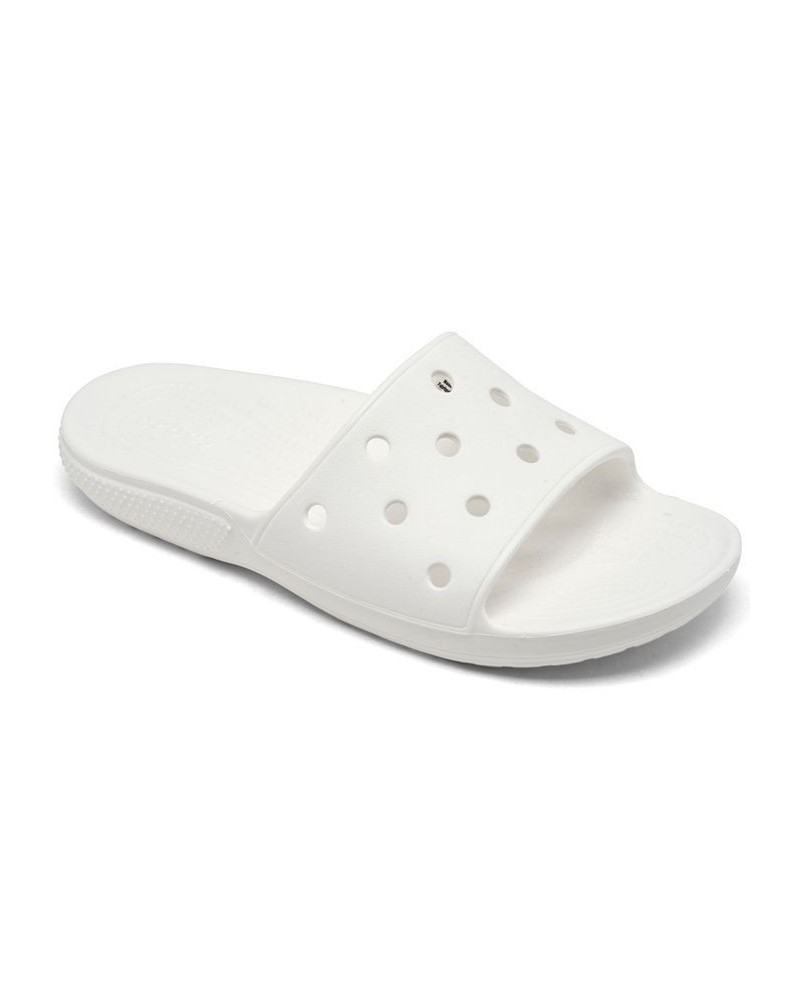 Men's and Women's Classic Slide Sandals White $18.80 Shoes