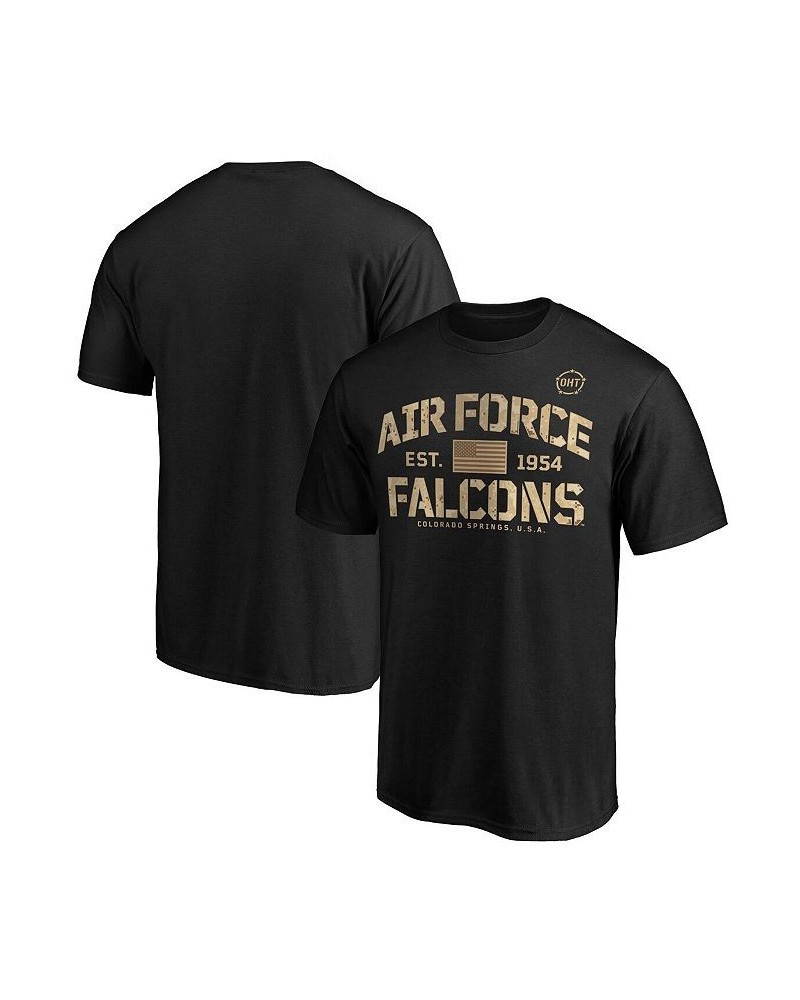 Men's Black Air Force Falcons OHT Military-Like Appreciation Boot Camp T-shirt $17.15 T-Shirts