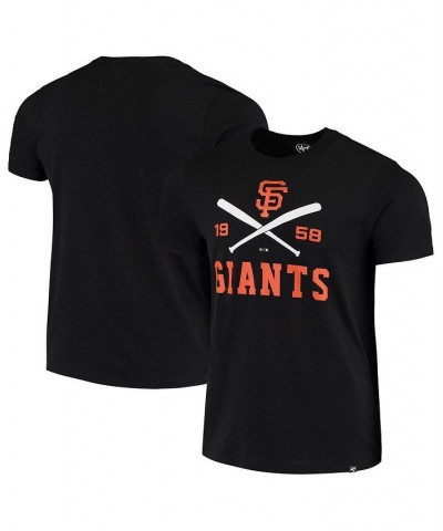 Men's Black San Francisco Giants Crossed Bat T-shirt $26.99 T-Shirts