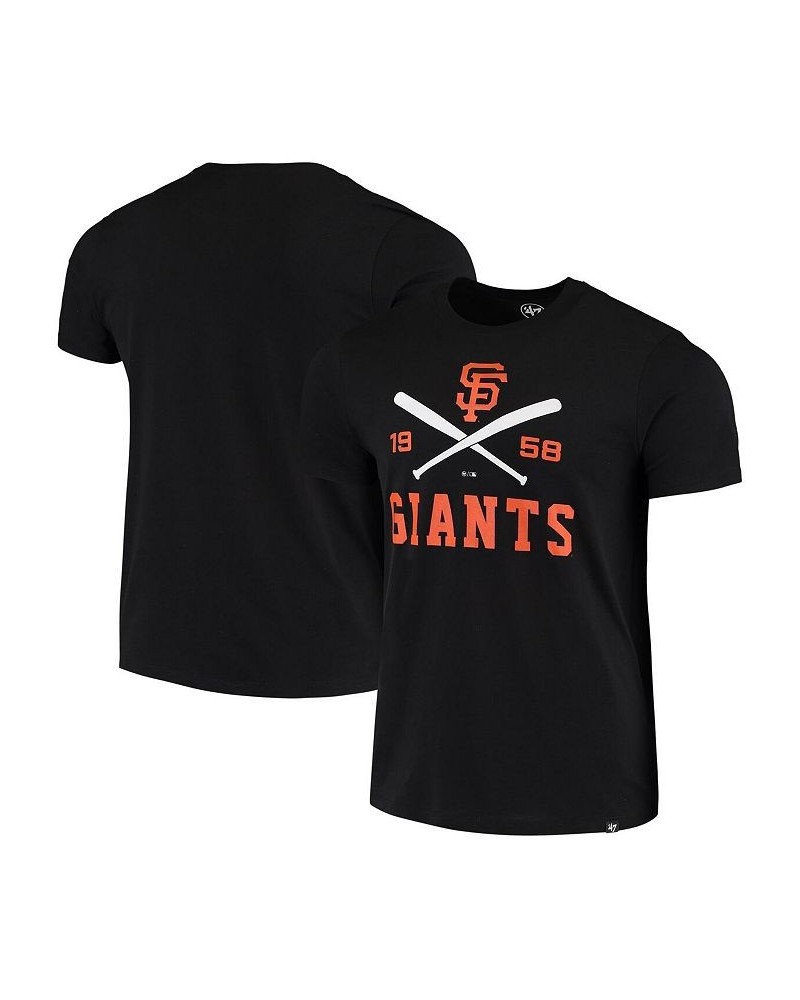 Men's Black San Francisco Giants Crossed Bat T-shirt $26.99 T-Shirts