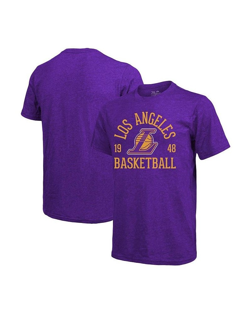 Men's Purple Los Angeles Lakers Ball Hog Tri-Blend T-shirt $19.07 T-Shirts