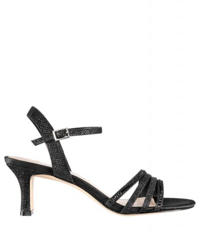 Women's Nelena Evening Sandals Black $40.59 Shoes