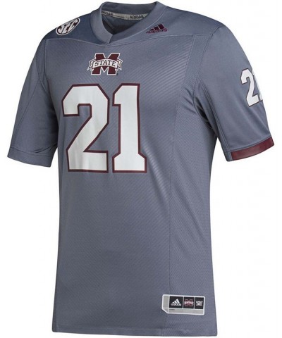 Men's 21 Gray Mississippi State Bulldogs Premier Strategy Jersey $65.00 Jersey