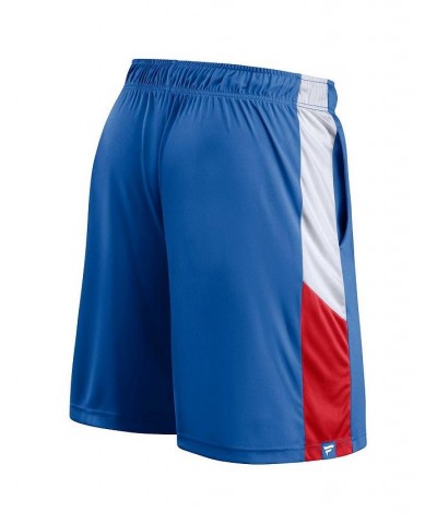 Men's Branded Royal Texas Rangers Champion Rush Color Block Shorts $20.87 Shorts