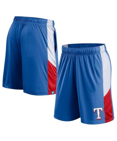 Men's Branded Royal Texas Rangers Champion Rush Color Block Shorts $20.87 Shorts