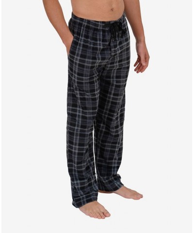 Men's Minky Fleece Lounge Pants Red, Black Plaid $18.86 Pajama