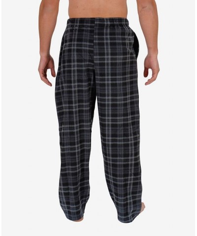 Men's Minky Fleece Lounge Pants Red, Black Plaid $18.86 Pajama