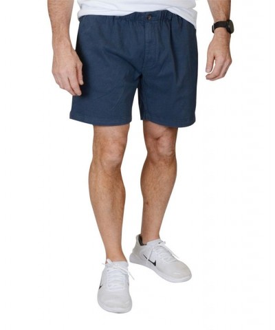 Men's Elastic Waist Pull-On 5.5" Shorts Navy $36.14 Shorts