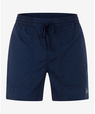 Men's Baja Slub Volley Drawcord Shorts Blue $26.52 Shorts