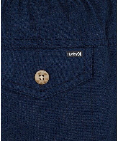 Men's Baja Slub Volley Drawcord Shorts Blue $26.52 Shorts