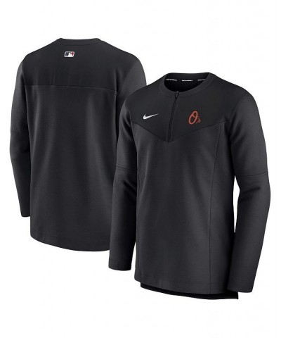 Men's Black Baltimore Orioles Authentic Collection Game Time Performance Half-Zip Top $44.65 T-Shirts