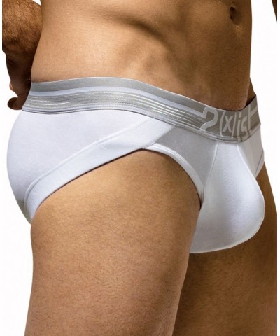 Men's Underwear, Dual Lifting No Show Tagless Brief White $23.20 Underwear