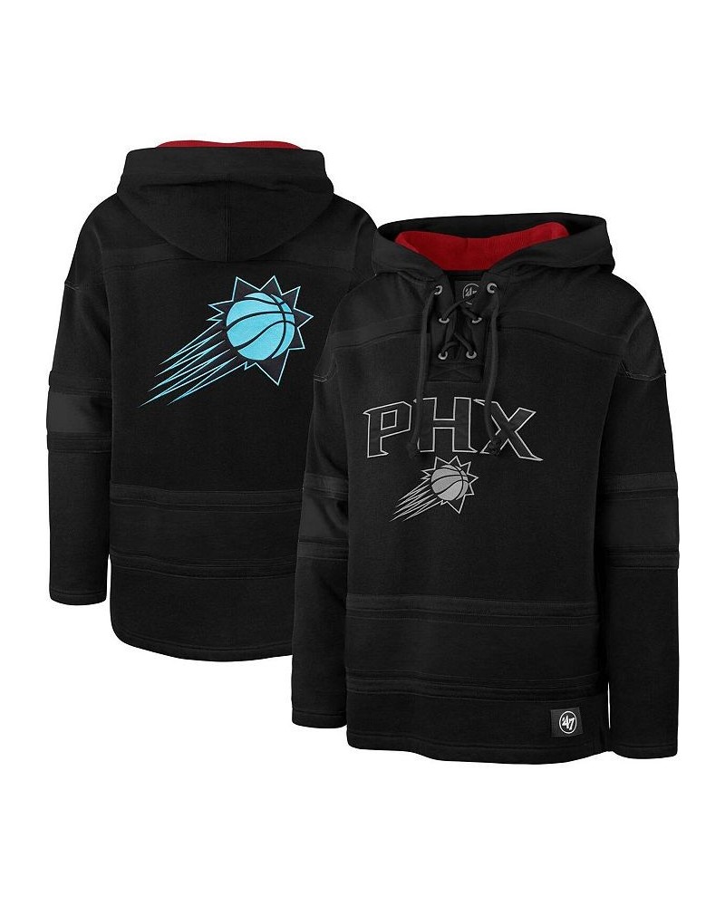 Men's Black Phoenix Suns 2022/23 Pregame MVP Lacer Pullover Hoodie - City Edition $52.80 Sweatshirt