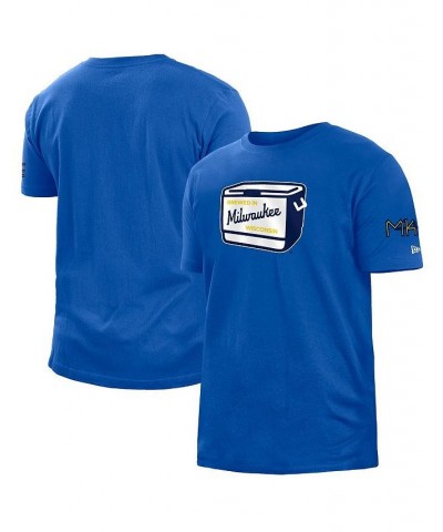 Men's Royal Milwaukee Brewers 2022 City Connect T-shirt $23.84 T-Shirts