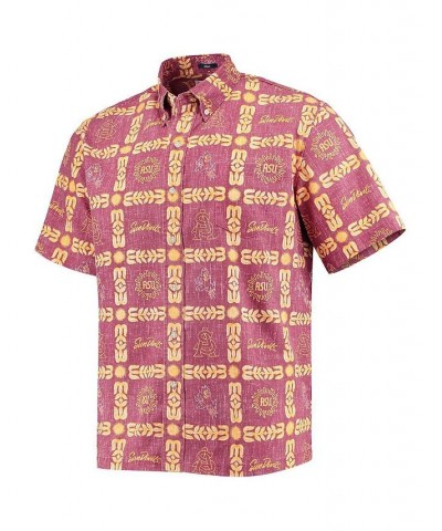 Men's Maroon Arizona State Sun Devils Classic Button-Down Shirt $45.00 Shirts