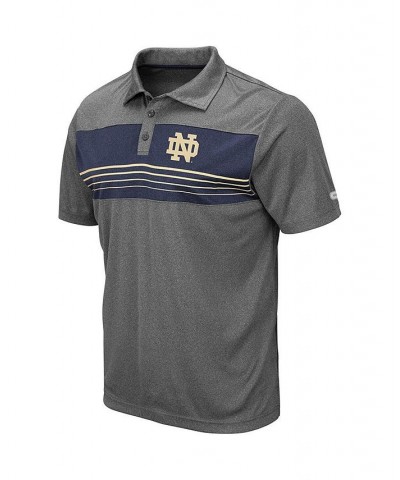 Men's Heathered Charcoal Notre Dame Fighting Irish Team Smithers Polo Shirt $22.50 Polo Shirts