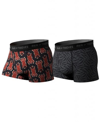 RFE Men's RFE SuperFit 1-1/2" Trunks- 2pk. Black $16.45 Underwear