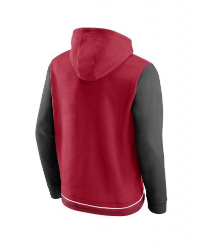 Men's Branded Red, Pewter Tampa Bay Buccaneers Block Party Pullover Hoodie $32.99 Sweatshirt