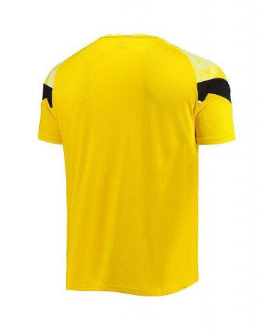 Men's Yellow Borussia Dortmund Iconic DryCELL Training T-shirt $27.00 T-Shirts