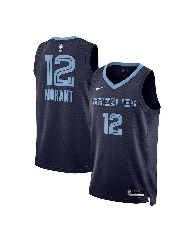 Men's and Women's Ja Morant Navy Memphis Grizzlies 2022/23 Swingman Jersey - Icon Edition $40.00 Jersey