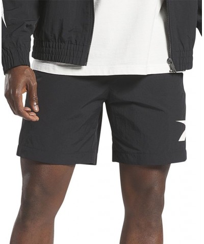 Men's Large Logo Woven Shorts Black $30.25 Shorts