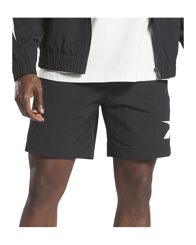 Men's Large Logo Woven Shorts Black $30.25 Shorts