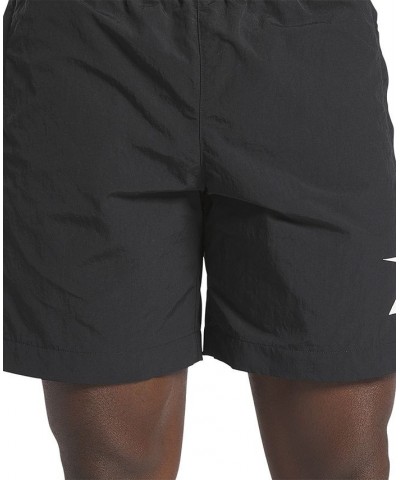 Men's Large Logo Woven Shorts Black $30.25 Shorts