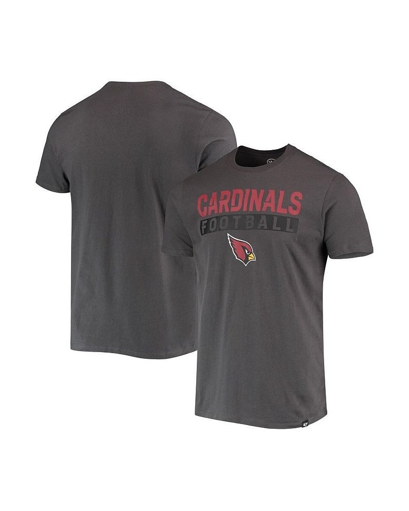 Men's '47 Charcoal Arizona Cardinals Dark Ops Super Rival T-shirt $18.00 T-Shirts