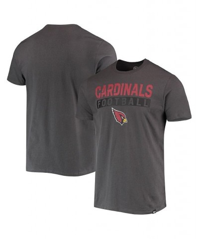 Men's '47 Charcoal Arizona Cardinals Dark Ops Super Rival T-shirt $18.00 T-Shirts