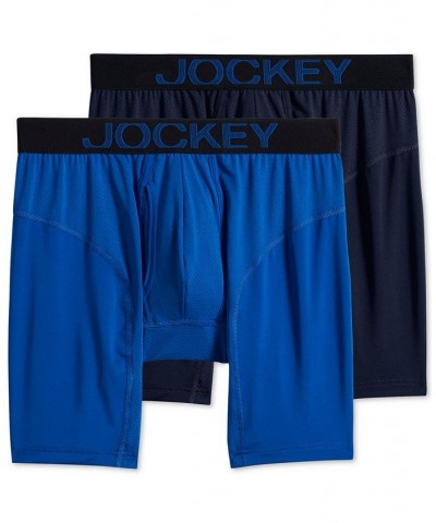 Men's 2-Pk. RapidCool Midway Boxer Briefs Blue $15.81 Underwear