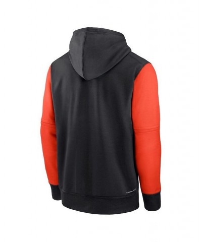 Men's Black, Orange Baltimore Orioles Authentic Collection Performance Hoodie $40.50 Sweatshirt