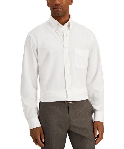 Men's Regular Fit Traveler Dress Shirt White $24.00 Dress Shirts