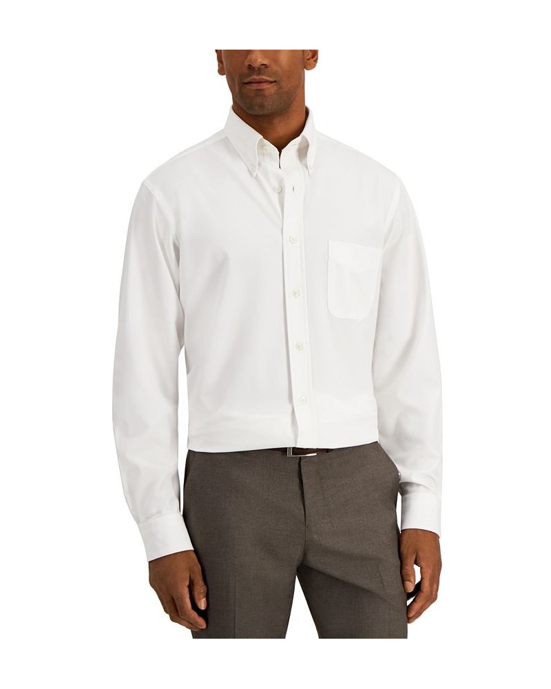 Men's Regular Fit Traveler Dress Shirt White $24.00 Dress Shirts