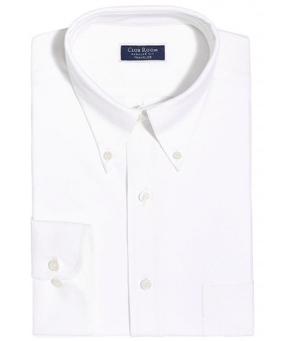 Men's Regular Fit Traveler Dress Shirt White $24.00 Dress Shirts