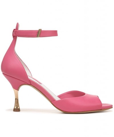 Rosie Ankle Strap Dress Pumps Pink $67.50 Shoes