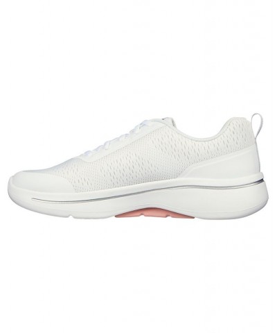 Women's Go Walk Arch Fit - Uptown Summer Casual Sneakers White $44.10 Shoes