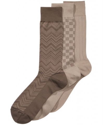 Perry Ellis Men's 3-Pk. Microfiber Patterned Socks PD01 $11.23 Socks