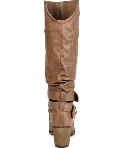 Women's Late Boot Tan/Beige $40.70 Shoes