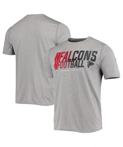 Men's Heathered Gray Atlanta Falcons Combine Authentic Game On T-shirt $20.39 T-Shirts