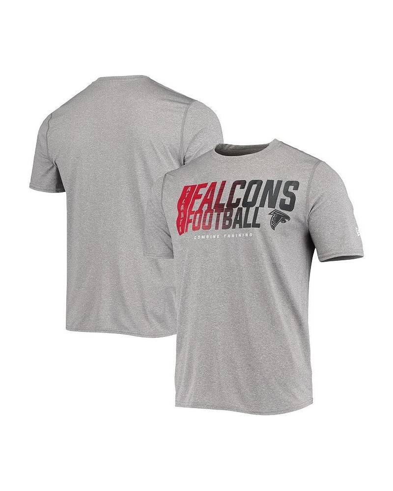 Men's Heathered Gray Atlanta Falcons Combine Authentic Game On T-shirt $20.39 T-Shirts