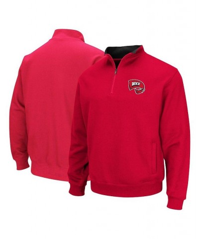 Men's Red Western Kentucky Hilltoppers Tortugas Quarter-Zip Sweatshirt $23.10 Sweatshirt