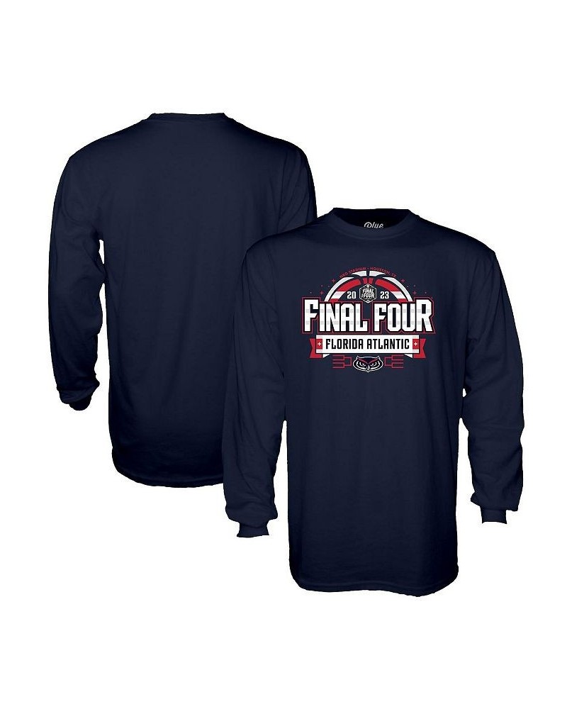 Men's Navy FAU Owls 2023 NCAA Men's Basketball Tournament March Madness Final Four Go Bold Long Sleeve T-shirt $24.00 T-Shirts