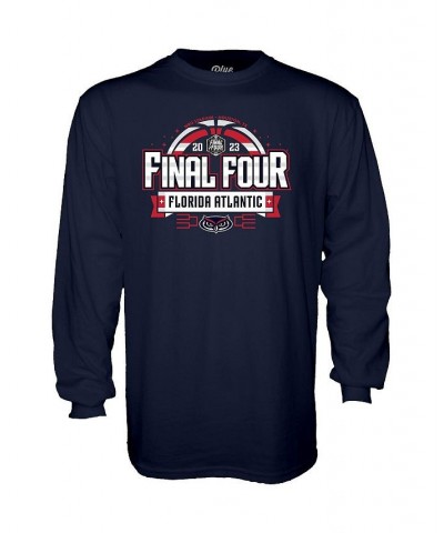 Men's Navy FAU Owls 2023 NCAA Men's Basketball Tournament March Madness Final Four Go Bold Long Sleeve T-shirt $24.00 T-Shirts