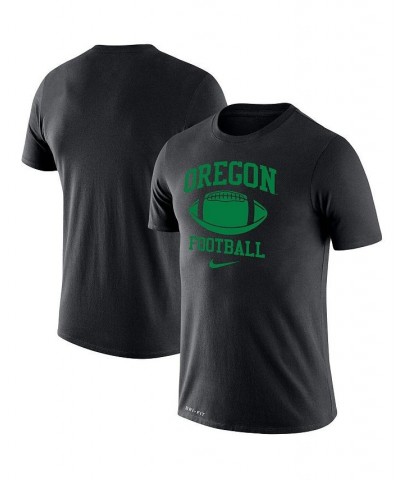 Men's Black Oregon Ducks Big and Tall Football Legend Performance T-shirt $27.99 T-Shirts