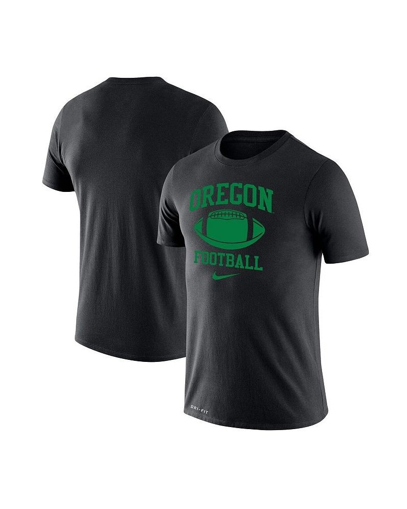 Men's Black Oregon Ducks Big and Tall Football Legend Performance T-shirt $27.99 T-Shirts