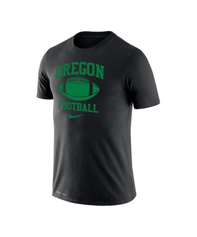 Men's Black Oregon Ducks Big and Tall Football Legend Performance T-shirt $27.99 T-Shirts