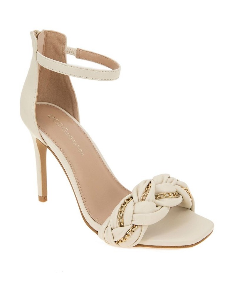 Women's Isabel Braided Sandal White $55.93 Shoes