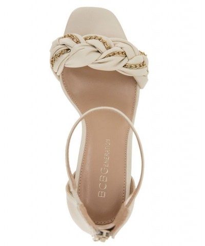 Women's Isabel Braided Sandal White $55.93 Shoes