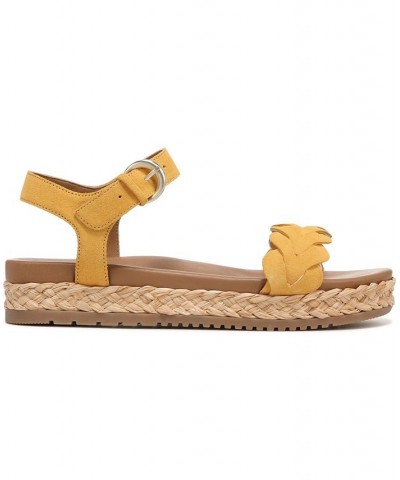 Neila Flatform Sandals Yellow $37.06 Shoes